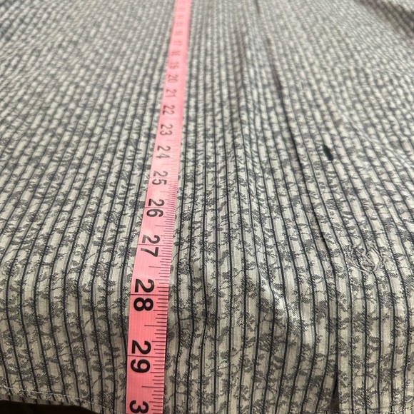 Bugatchi Men Large LS Dress Shirt - Black/Grey - Picture 8 of 8